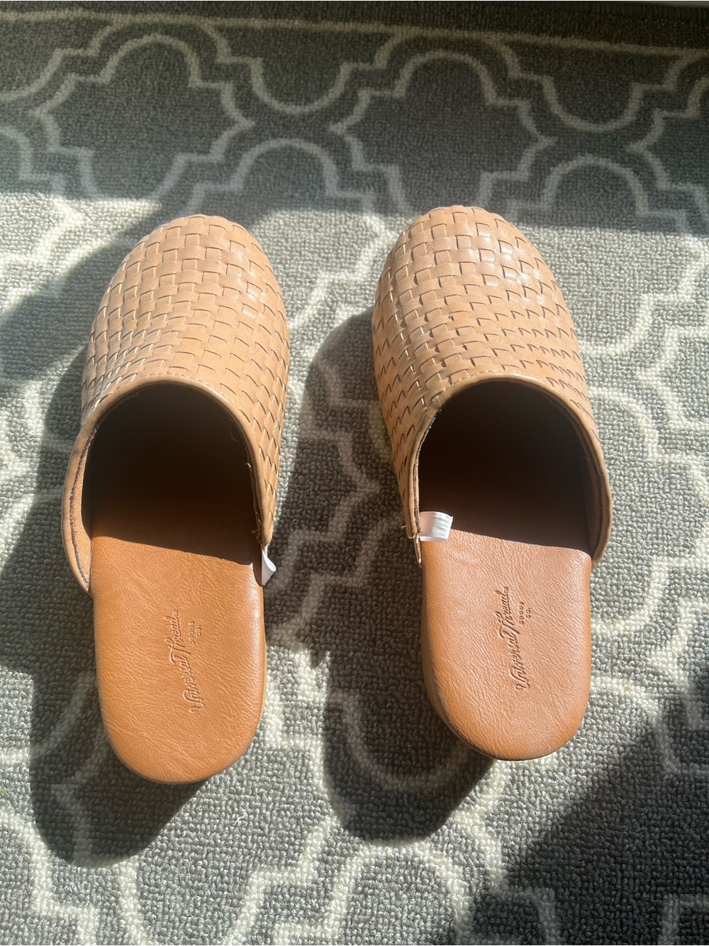 Target- Universal Thread- Woven Slip-On Mule in Tan